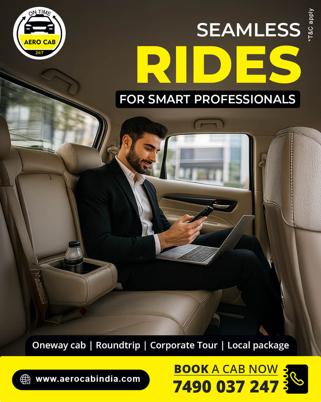 Your Journey, Your Pace: Premium Round-Trip Cabs with AeroCab